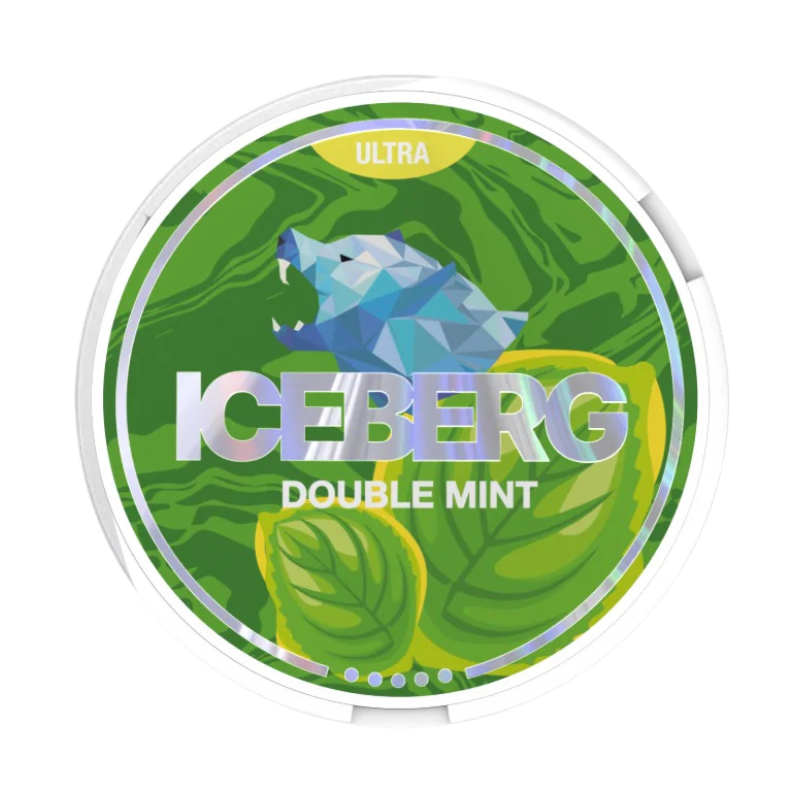 Double Mint Iceberg Ultra Nicotine Pouches 20 Pouches 50mg