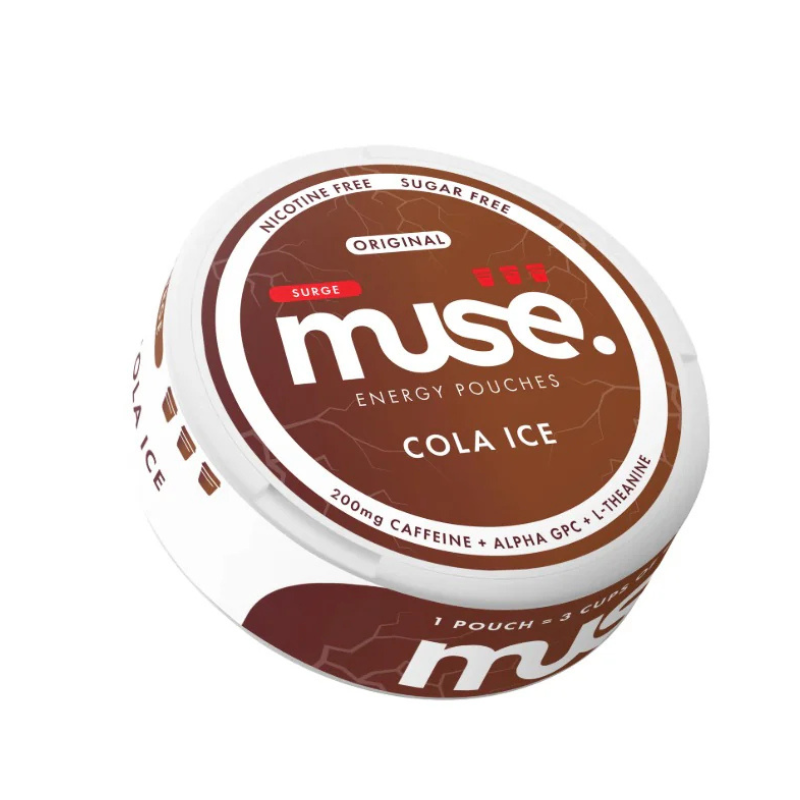Cola Ice Muse Surge Caffiene Energy Pouches | 20 Pouches - 200mg