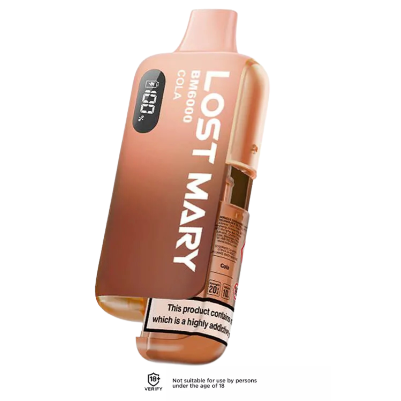 Cola Lost Mary BM6000 Refillable Vape Kit