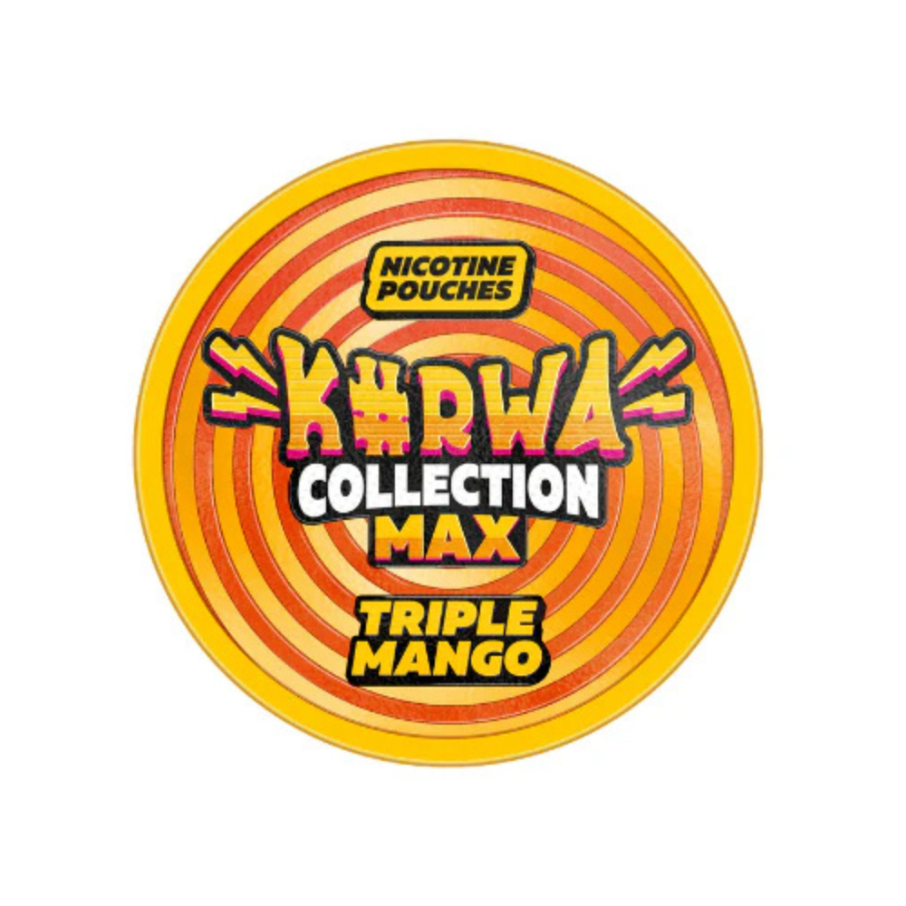Triple Mango Kurwa Collection Max Nicotine Pouches 43mg - 20 Pouches