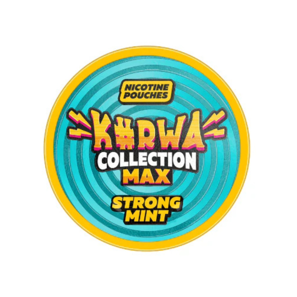 Strong Mint Kurwa Collection Max Nicotine Pouches 43mg - 20 Pouches