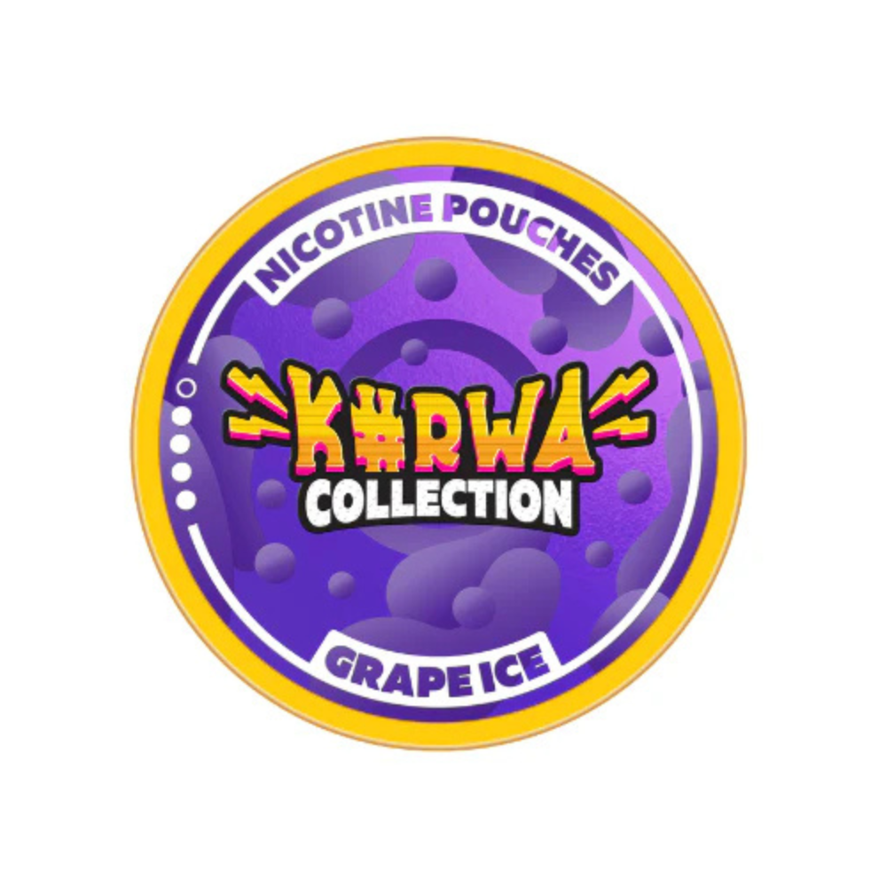 Grape Ice Kurwa Collection Nicotine Pouches 12mg - 20 Pouches