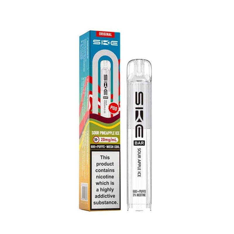 Sour Pineapple SKE Bar 600 Replacement Prefilled Pod 20mg