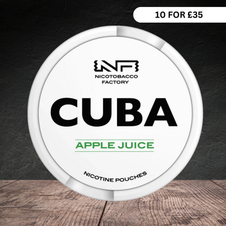 CUBA Apple Juice Nicotine Pouches 25mg