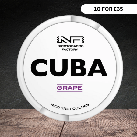 CUBA Grape Nicotine Pouches 25mg