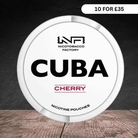 CUBA Cherry Nicotine Pouches 25mg