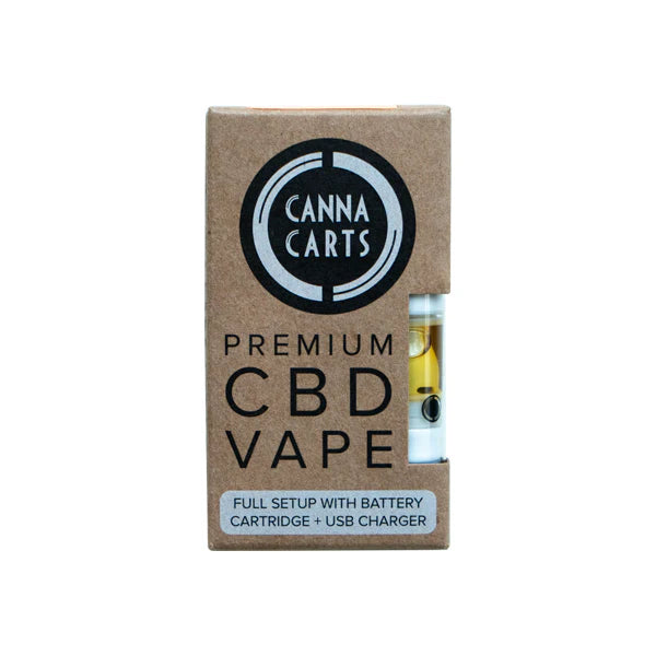 Cannacarts Premium CBD Vape Full Kit Setup