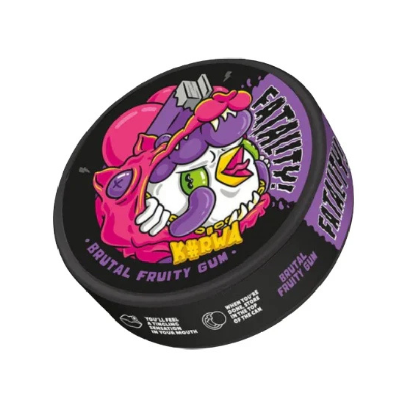 Brutal Fruity Gum KURWA Nicotine Snus Pouches 46.9mg - 20 Pouches