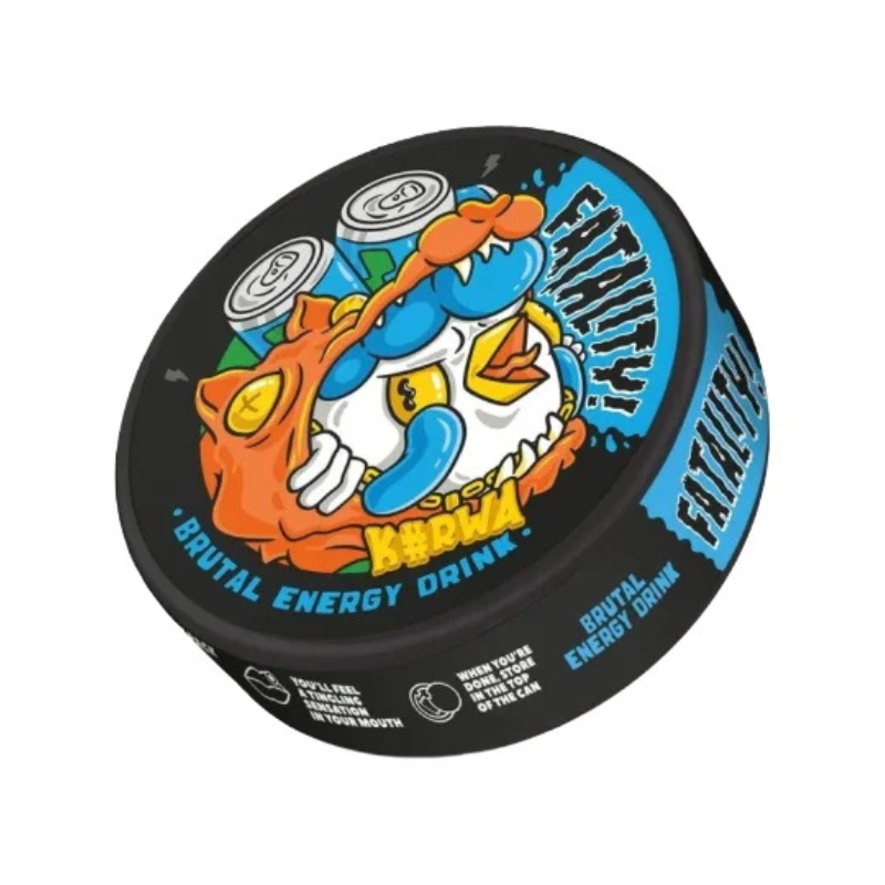 Brutal Energy Drink KURWA Nicotine Snus Pouches 46.9mg - 20 Pouches