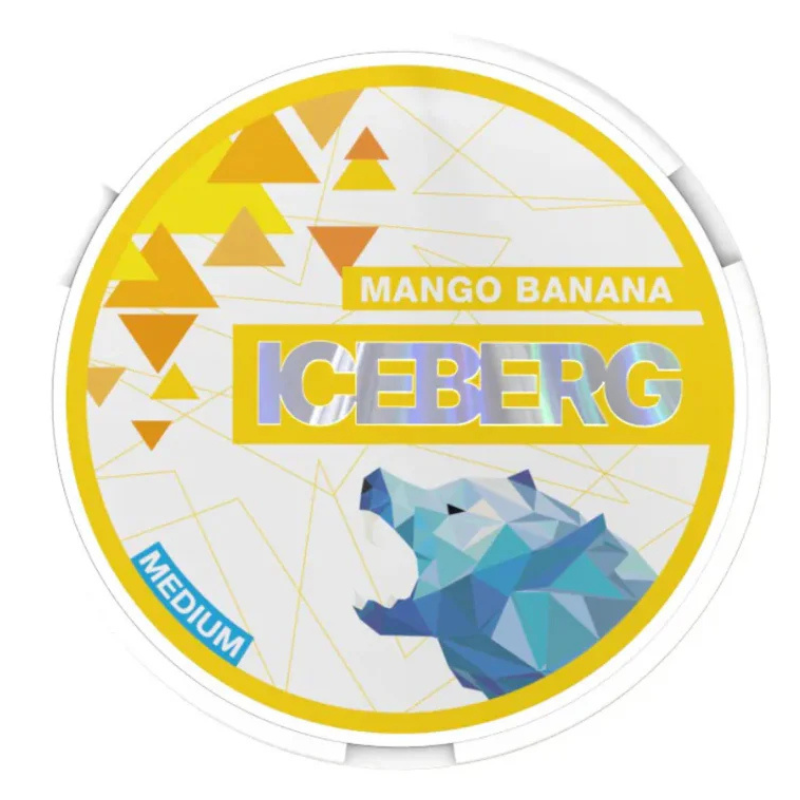 Mango Banana Iceberg Medium Nicotine Pouches 20mg - 20 Pouches
