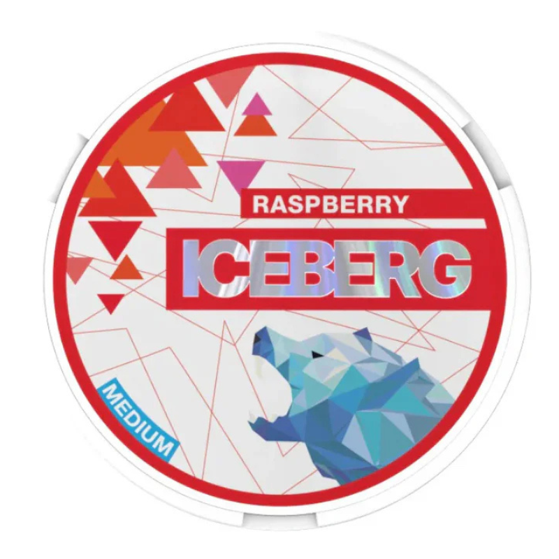 Rasoberry Iceberg Medium Nicotine Pouches 20mg - 20 Pouches