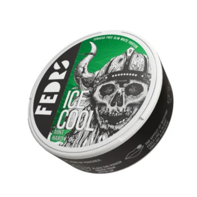 Mint FEDRS Ice Cool Hard Nicotine Pouches 65mg - 20 Pouches