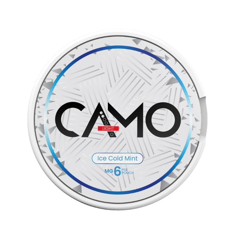 Ice Cold Mint Camo Nicotine Pouches - 20 Pouches 6mg