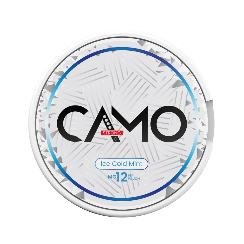 Ice Cold Mint Camo Nicotine Pouches - 20 Pouches 12mg