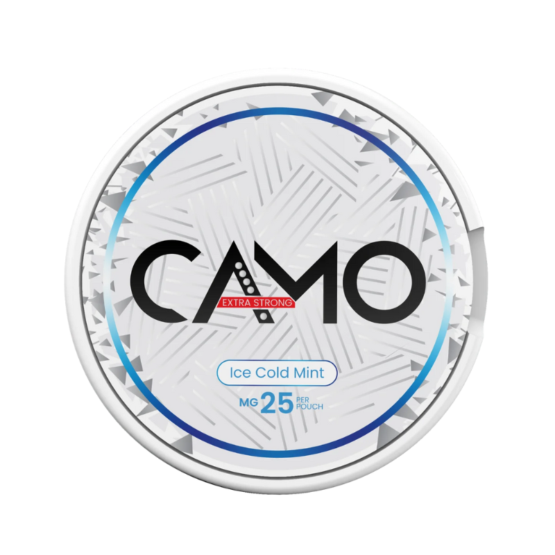 Ice Cold Mint Camo Nicotine Pouches - 20 Pouches 25mg
