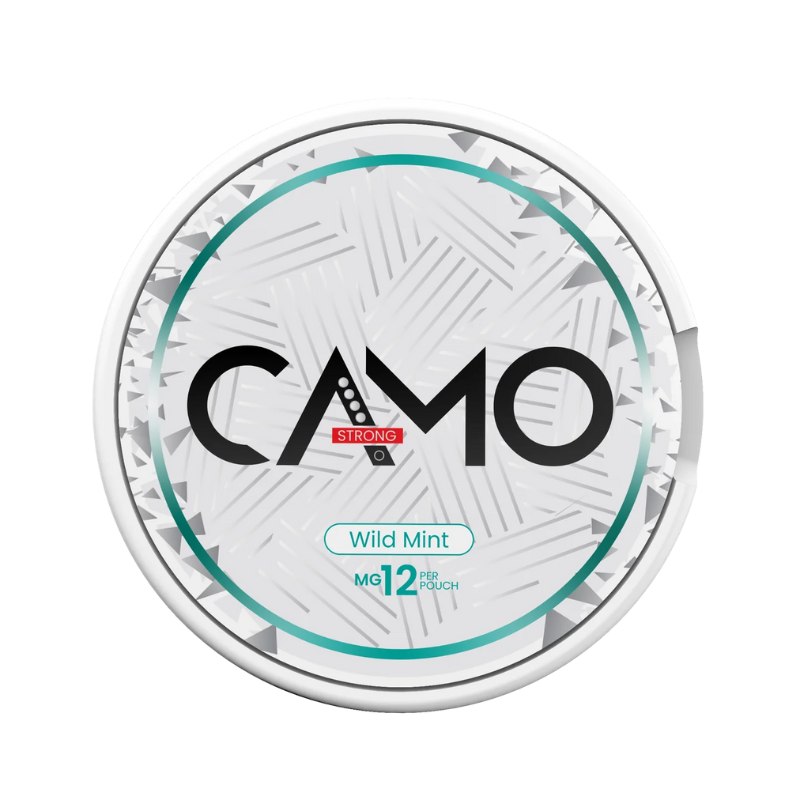 Wild Mint Camo Nicotine Pouches - 20 Pouches 12mg