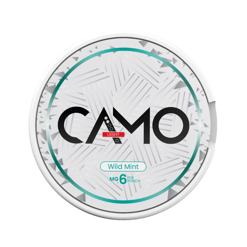 Wild Mint Camo Nicotine Pouches - 20 Pouches 6mg