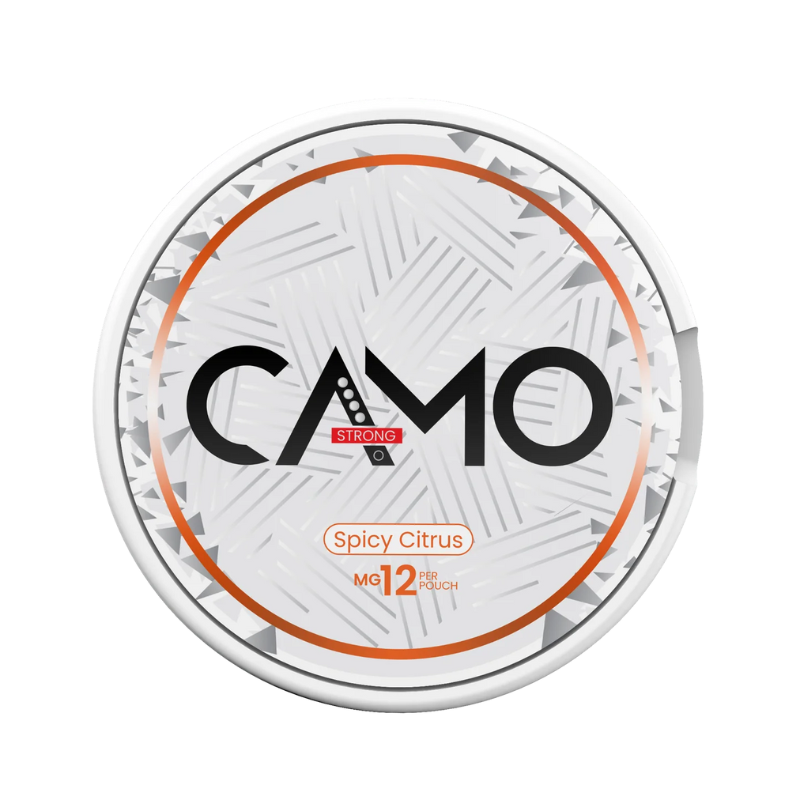 Spicy Citrus Camo Nicotine Pouches - 20 Pouches 12mg