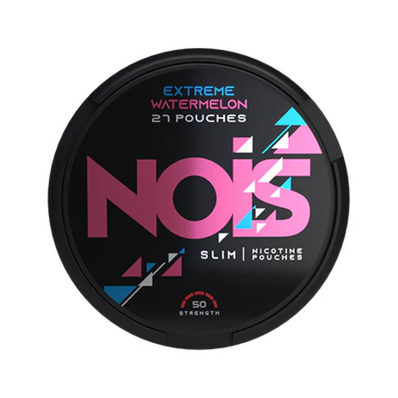 Watermelon Extreme NOIS Slim Nicotine Pouches - 27 Pouches 50mg