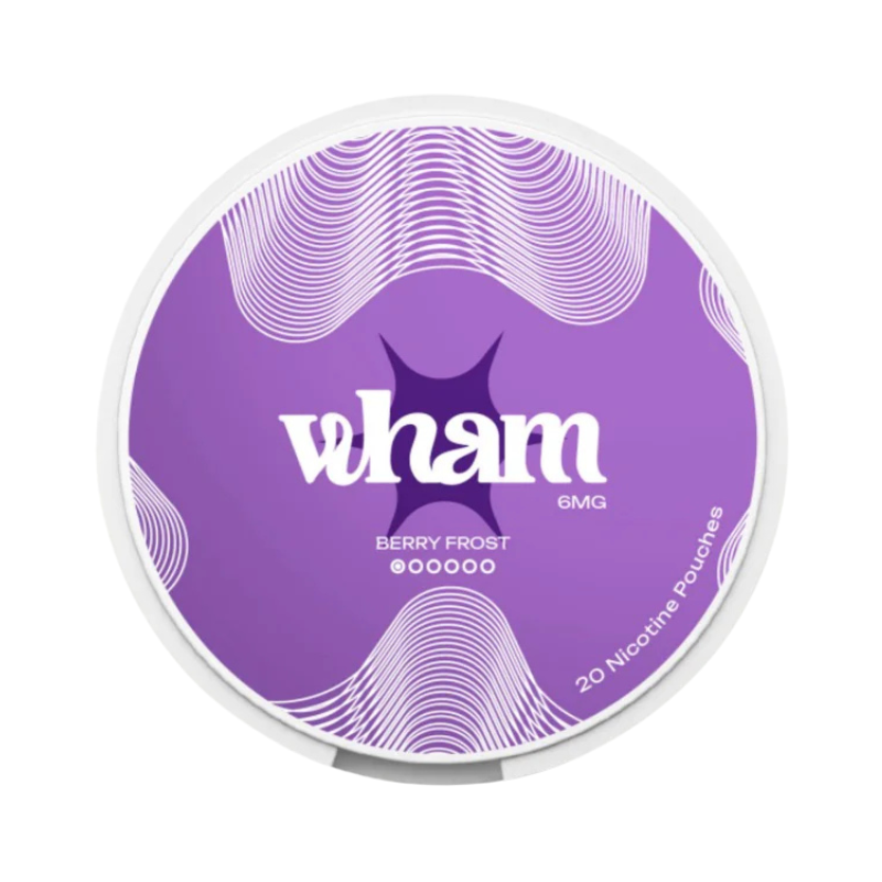 Berry Frost Wham Regular Nicotine Pouch - 20 Pouches 6mg