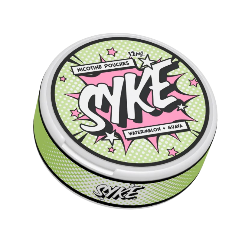Watermelon & Guava SYKE Nicotine Pouches - 20 Pouches 12mg