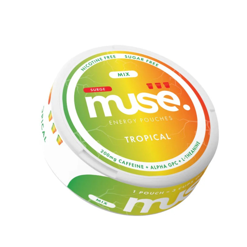 Tropical Muse Surge Caffiene Energy Pouches | 20 Pouches - 200mg