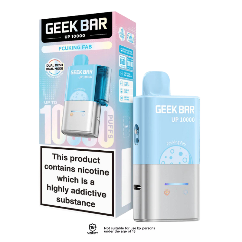 Fcucking Fab Geek Bar UP 10K Prefilled Pod Vape Kit 20mg