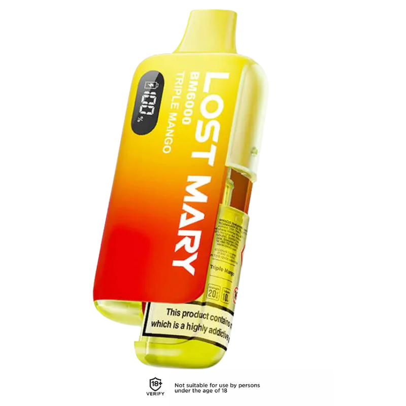 Triple Mango Lost Mary BM6000 Refillable Vape Kit
