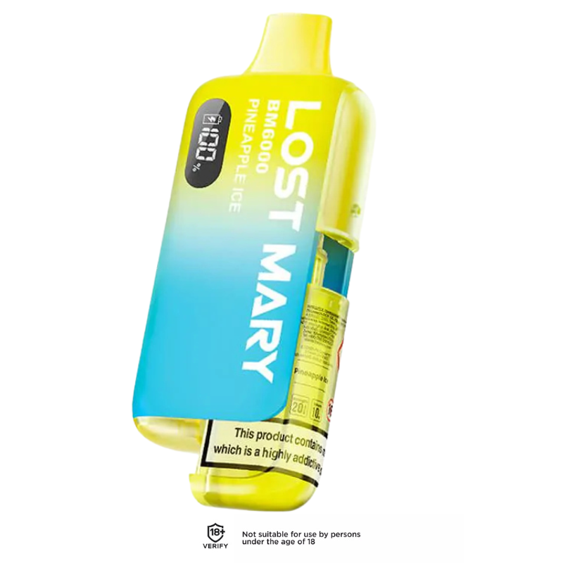 Pineapple Ice Lost Mary BM6000 Refillable Vape Kit