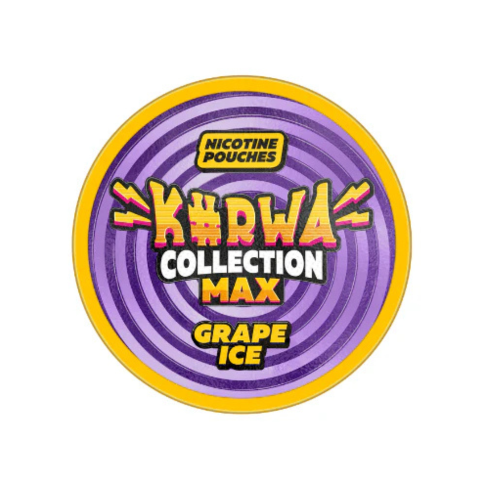 Grape Ice Kurwa Collection Max Nicotine Pouches 43mg - 20 Pouches