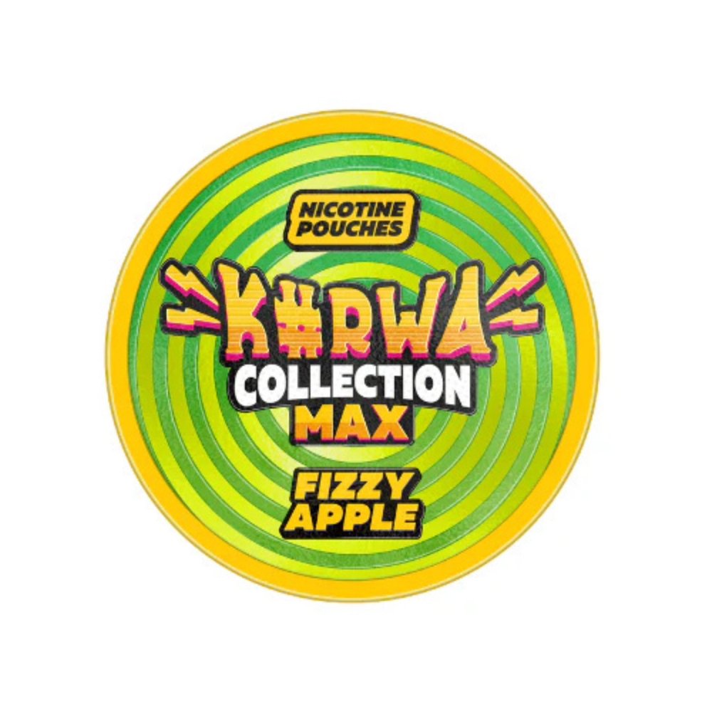 Fizzy Apple Kurwa Collection Max Nicotine Pouches 43mg - 20 Pouches