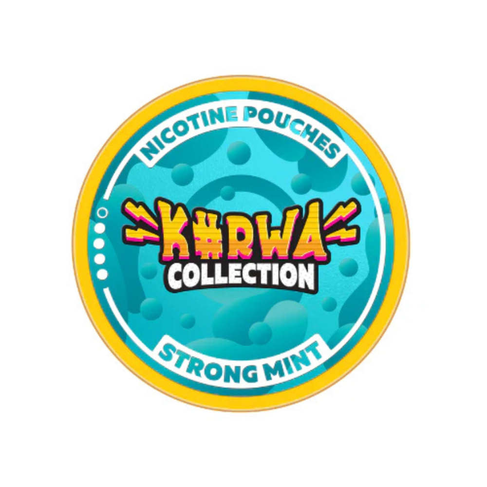 Strong Mint Kurwa Collection Nicotine Pouches 12mg - 20 Pouches