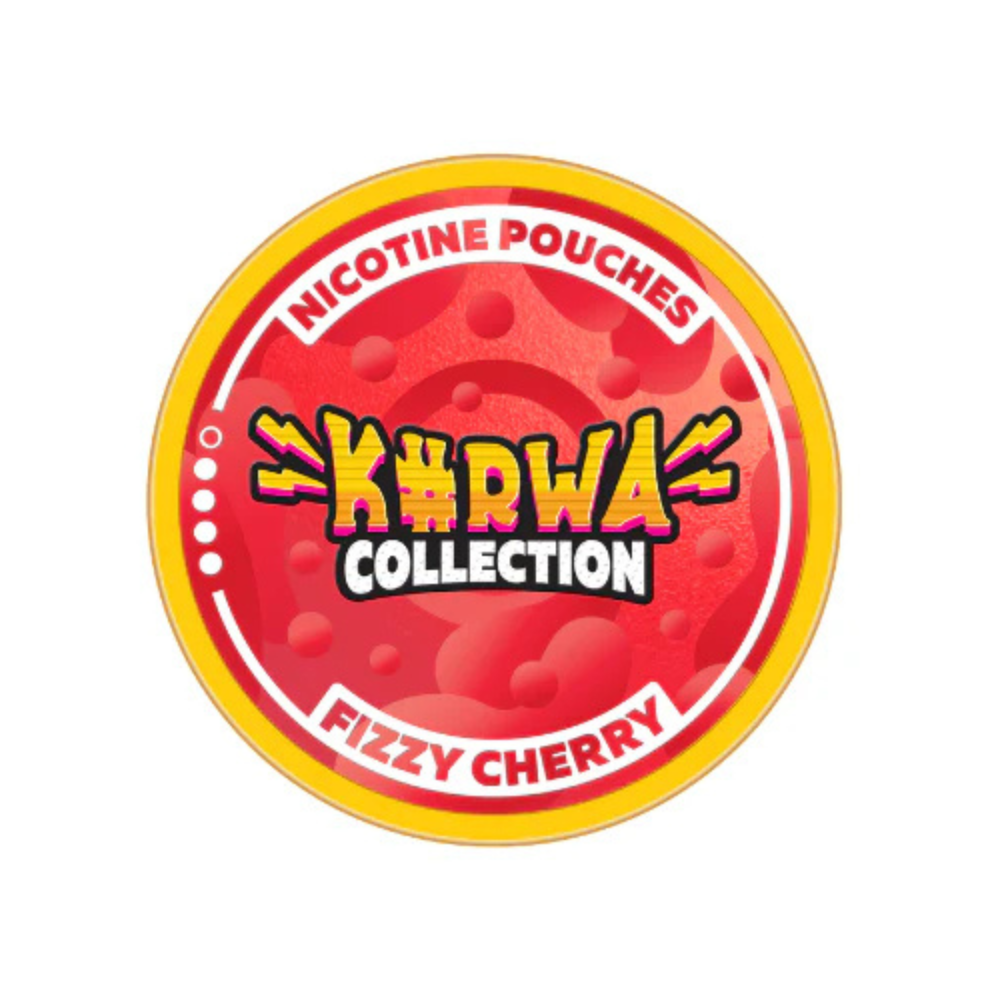 Fizzy Cherry Kurwa Collection Nicotine Pouches 12mg - 20 Pouches