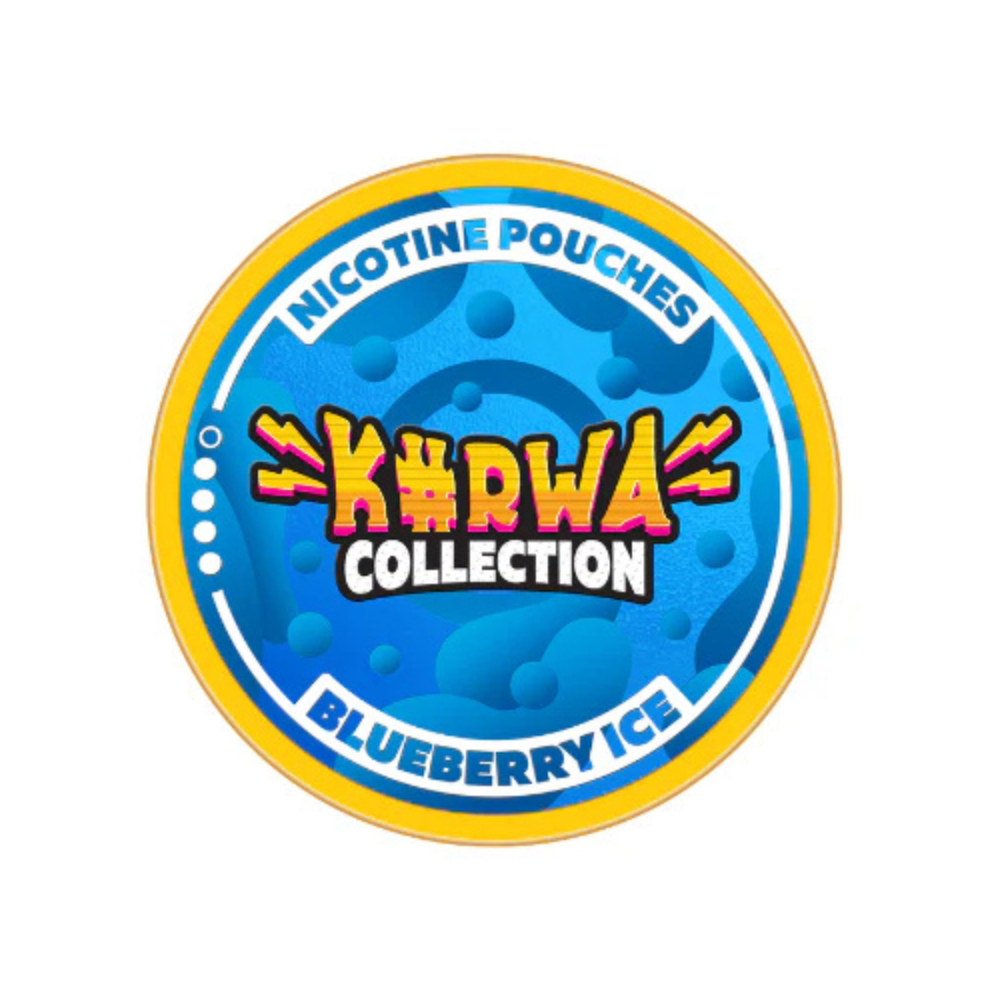 Blueberry Ice Kurwa Collection Nicotine Pouches 12mg - 20 Pouches