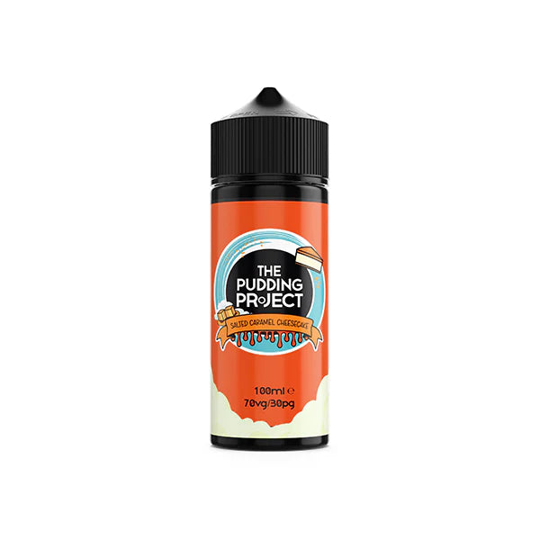 Salted Caramel Cheesecake 0mg Pudding Project E-Liquid Shortfill 100ml